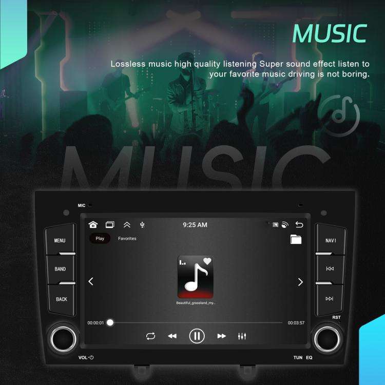 For Peugeot 408 7 inch Horizontal Screen Carplay Car Player Car Navigation Center Control, Spec: ...