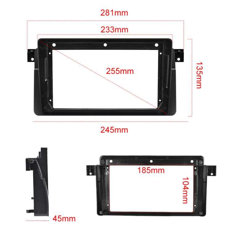 2+32G For BMW E46 1999-2005 9 inch WiFi Version Large Screen Carplay Car Navigator Reversing Came...