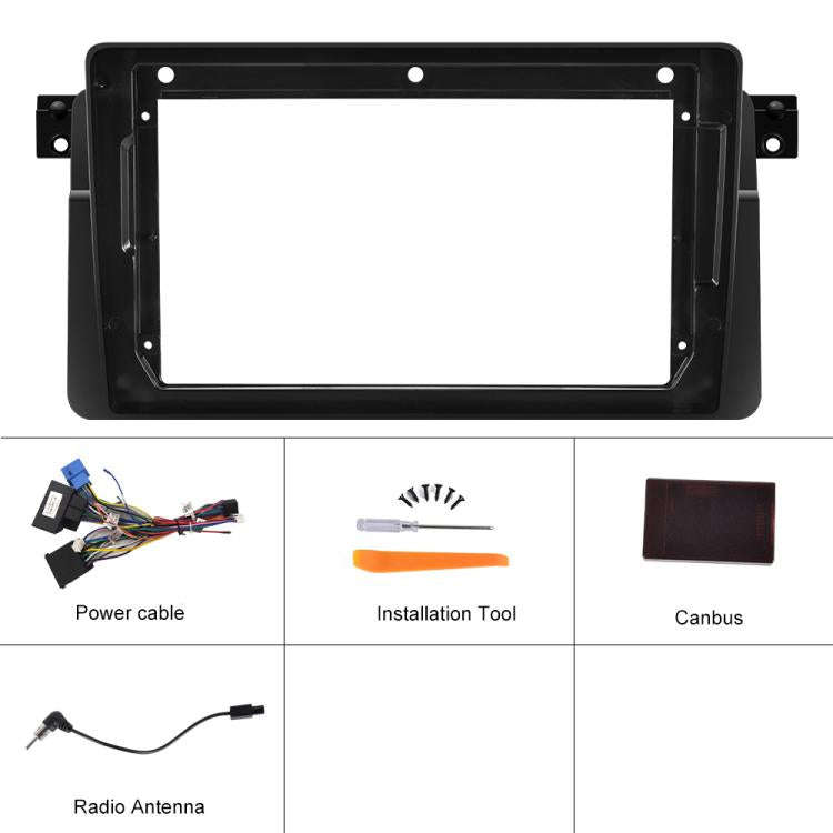 2+32G For BMW E46 1999-2005 9 inch WiFi Version Large Screen Carplay Car Navigator Reversing Came...