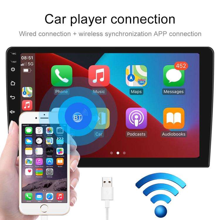 2+32G For BMW E46 1999-2005 9 inch WiFi Version Large Screen Carplay Car Navigator Reversing Came...