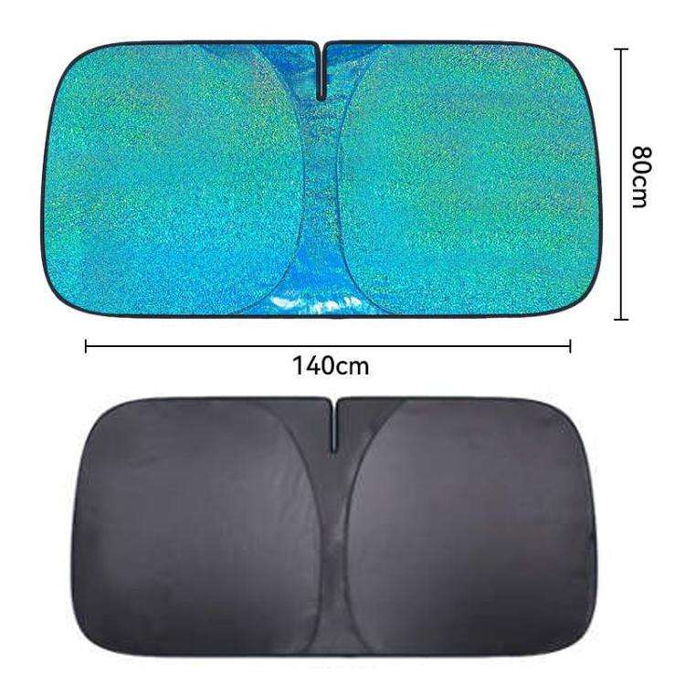 SUITU ST-4024L Car Front Windshield Sunshade Sunscreen Heat Insulation Visor(Ice Crystals)