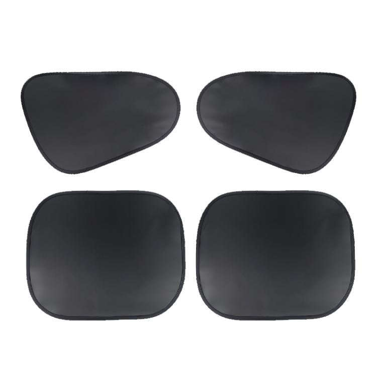4pcs /Set SUITU ST-2414 Car Vinyl Static Film Adsorption Sunshade Sunscreen Heat Insulation Sunbl...