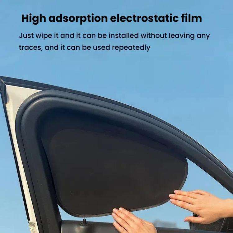 4pcs /Set SUITU ST-2414 Car Vinyl Static Film Adsorption Sunshade Sunscreen Heat Insulation Sunbl...