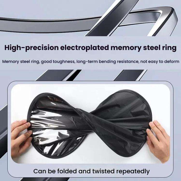 4pcs /Set SUITU ST-2414 Car Vinyl Static Film Adsorption Sunshade Sunscreen Heat Insulation Sunbl...