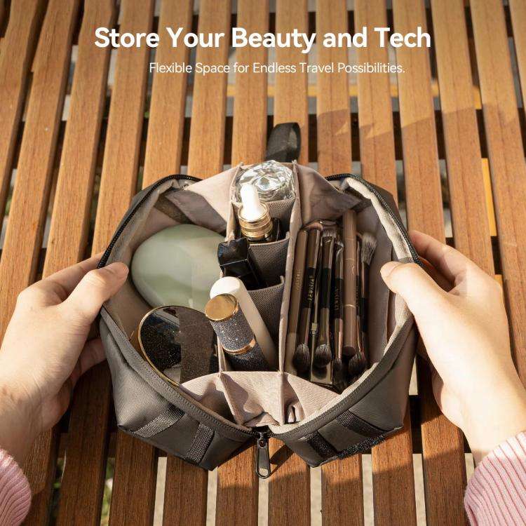 For DJI Osmo Pocket 3 Creator Combo TELESIN Universal Portable Storage Bag Carrying Case(Black)