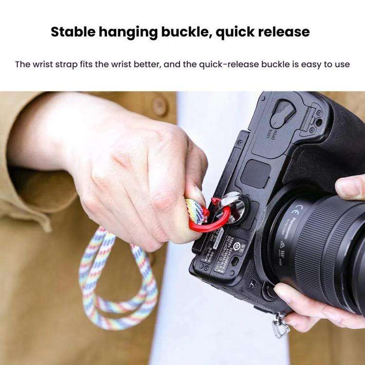 Cwatcun D189 Camera Wrist Strap Comfortable Stress Relief Quick Release Hand Strap