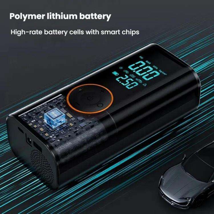 SUITU ST-9650D 4 x 2000mAh Car Emergency Starting Power Supply Inflatable Pump Integrated Machine