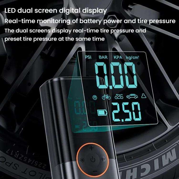 SUITU ST-9650D 4 x 2000mAh Car Emergency Starting Power Supply Inflatable Pump Integrated Machine