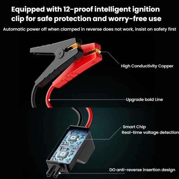 SUITU ST-9650D 4 x 2000mAh Car Emergency Starting Power Supply Inflatable Pump Integrated Machine