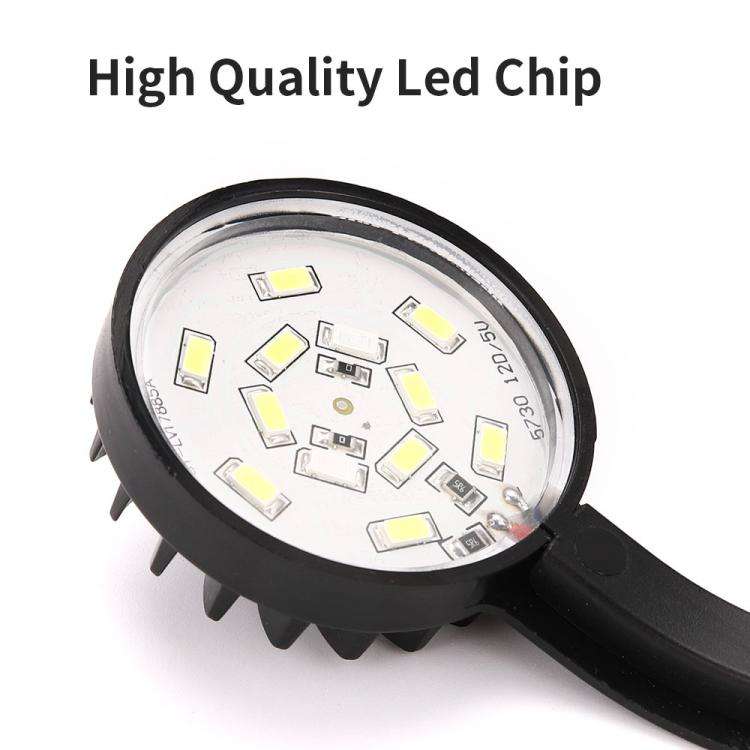 220V 5W Blue White Aquarium LED Clip Light with 12 LEDs USB Powered Mini Fish Tank Light for Aqua...
