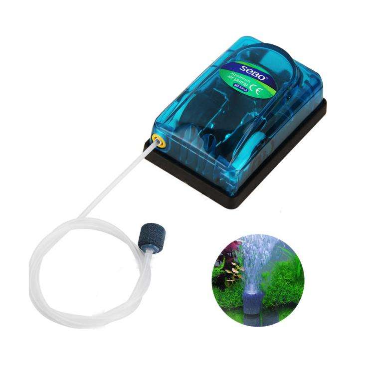 SOBO SB-248A 3W Single-hole 220-240V Transparent Ultra-Quiet Aquarium Air Pump