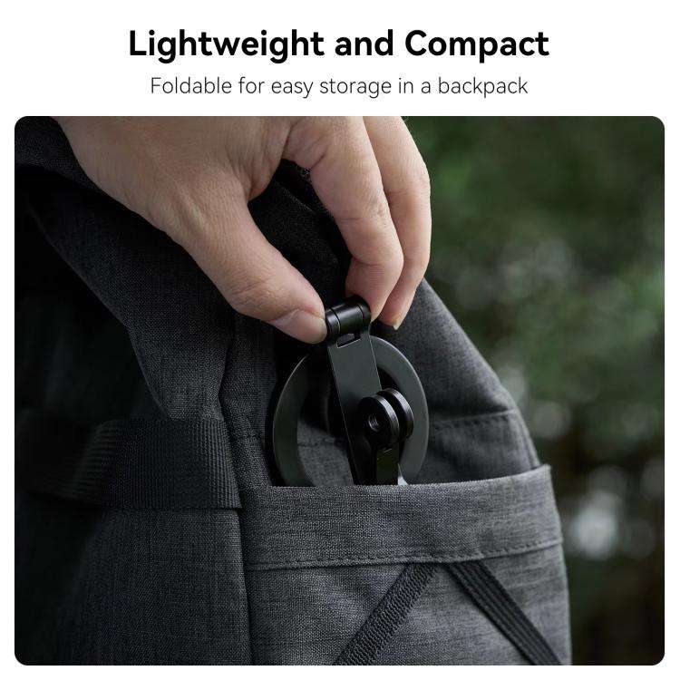 TELESIN Mobile Phone Magnetic Stand Two Claw Adapter Compatible with Chest Strap, Backpack Clip, ...