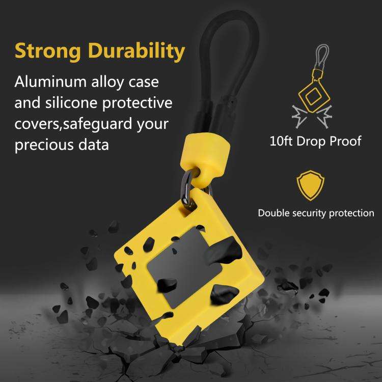 M.2 2230 NVMe Solid State Drive Enclosure 10Gbps Portable External Enclosure(Yellow)