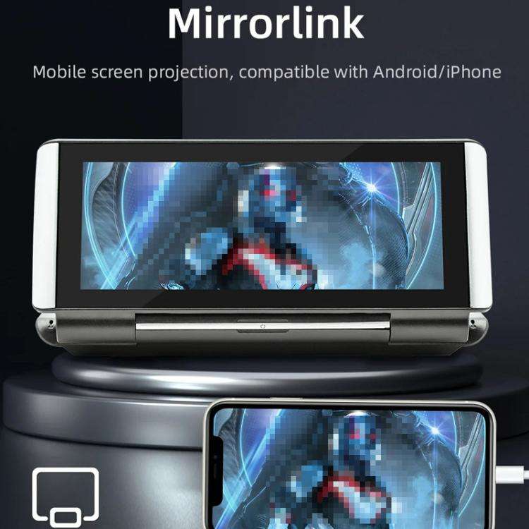 6.86 Inch Foldable Portable Bluetooth Car MP5 Player With MirrorLink/CarPlay/Android Auto Support...