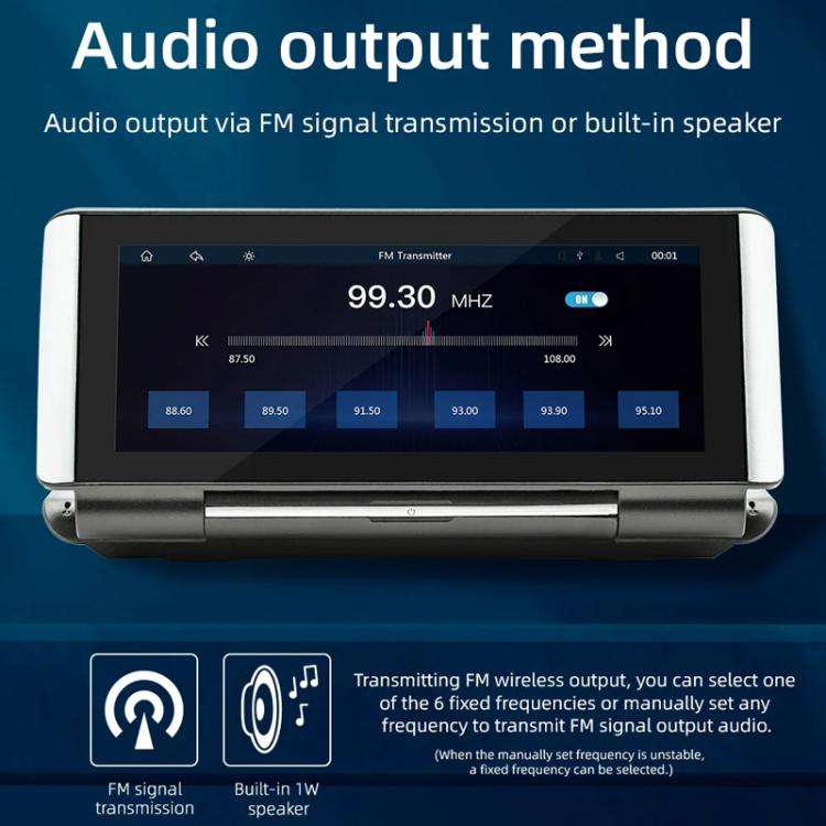 6.86 Inch Foldable Portable Bluetooth Car MP5 Player With MirrorLink/CarPlay/Android Auto Support...