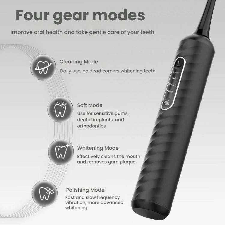 3-in-1 Electric Toothbrush, Water Flosser & Oral Irrigator with 180mL Detachable Tank(White)