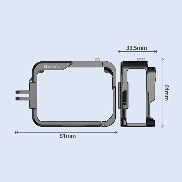 For Insta360 Ace HEPAIL AC-25 Metal Rabbit Cage Camera Frame Accessories