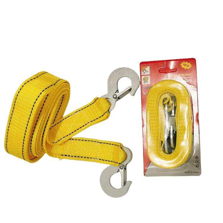 Heavy Duty 4M 3Ton Emergency Towing Rope for Cars, Trucks, SUV(Yellow)