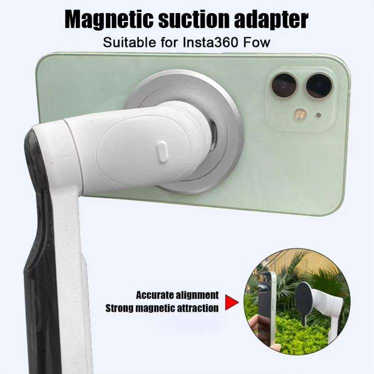 For Insta360 FLow HEPAIL MS08 Gimbal Magnet Phone Holder
