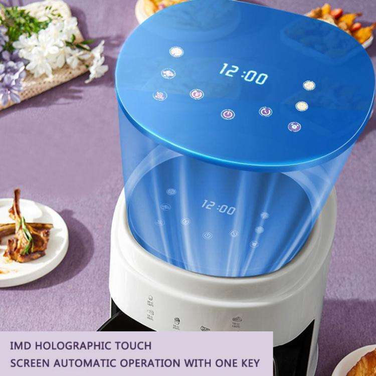 8L Air Fryer Household Multi-Function Large Capacity Oil-Free Electric Fryer, Color: Black EU Plug