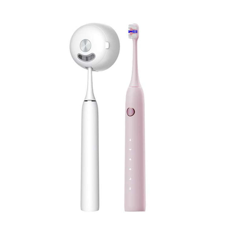 Rechargeable Sonic Electric Toothbrush for Adults with Custom Mode, Antibacterial Brush Heads, Sm...