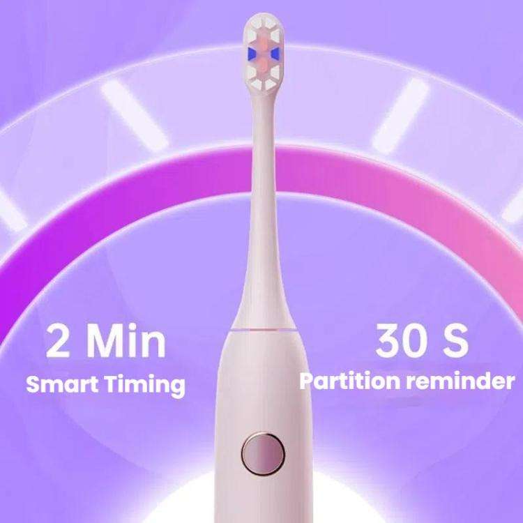 Rechargeable Sonic Electric Toothbrush for Adults with Custom Mode, Antibacterial Brush Heads, Sm...