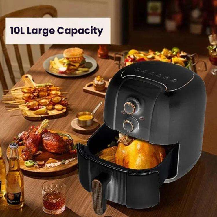 10L Large Capacity Air Fryer Multifunctional Electric Fryer French Fry Maker, EU Plug, Style: Tou...