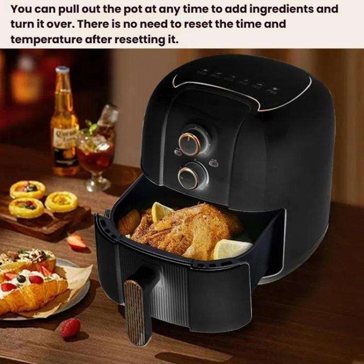 10L Large Capacity Air Fryer Multifunctional Electric Fryer French Fry Maker, EU Plug, Style: Dua...