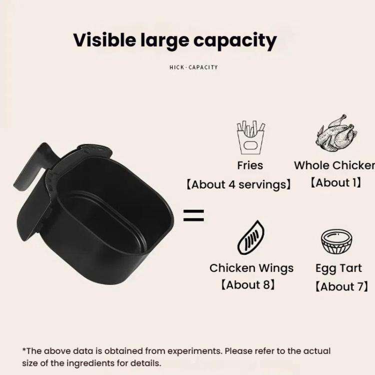 10L Large Capacity Air Fryer Multifunctional Electric Fryer French Fry Maker, EU Plug, Style: Tou...