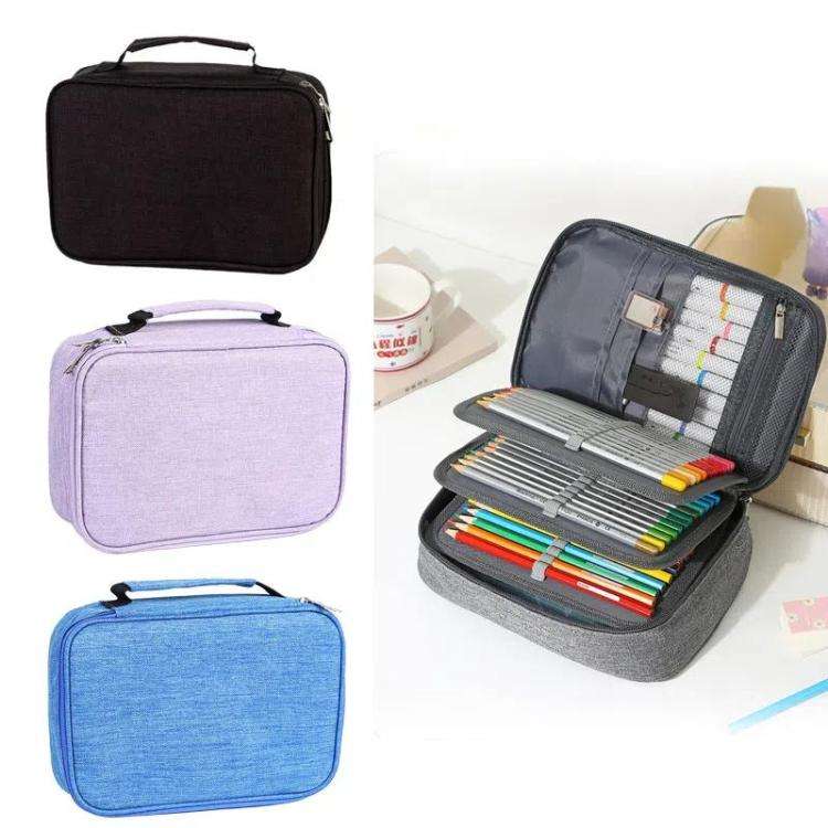 72-Slot Art Pencil Case Organizer Durable & Portable Colored Pencils Holder Artist Supplies Stora...