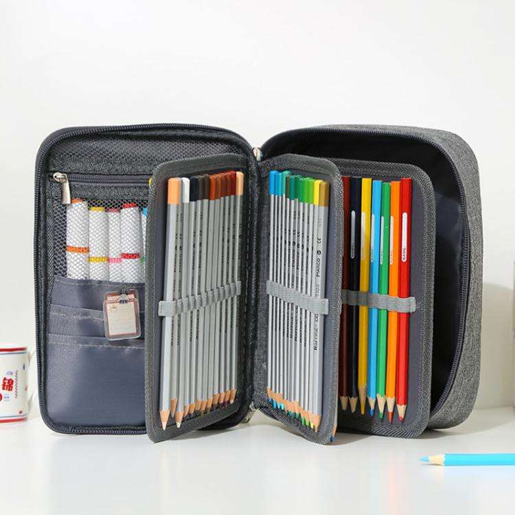 72-Slot Art Pencil Case Organizer Durable & Portable Colored Pencils Holder Artist Supplies Stora...