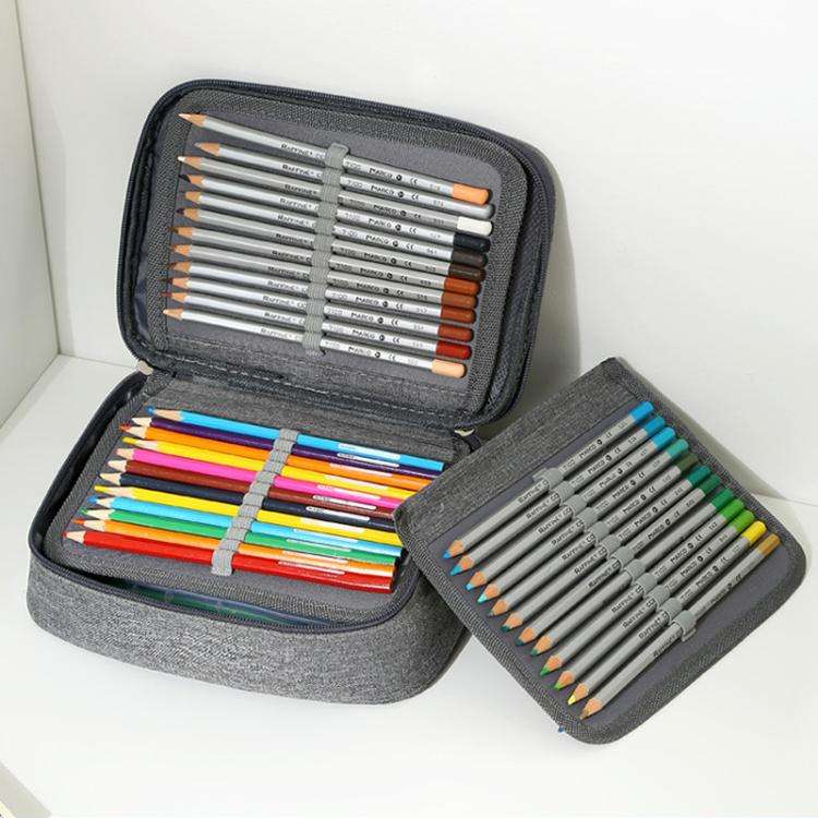 72-Slot Art Pencil Case Organizer Durable & Portable Colored Pencils Holder Artist Supplies Stora...