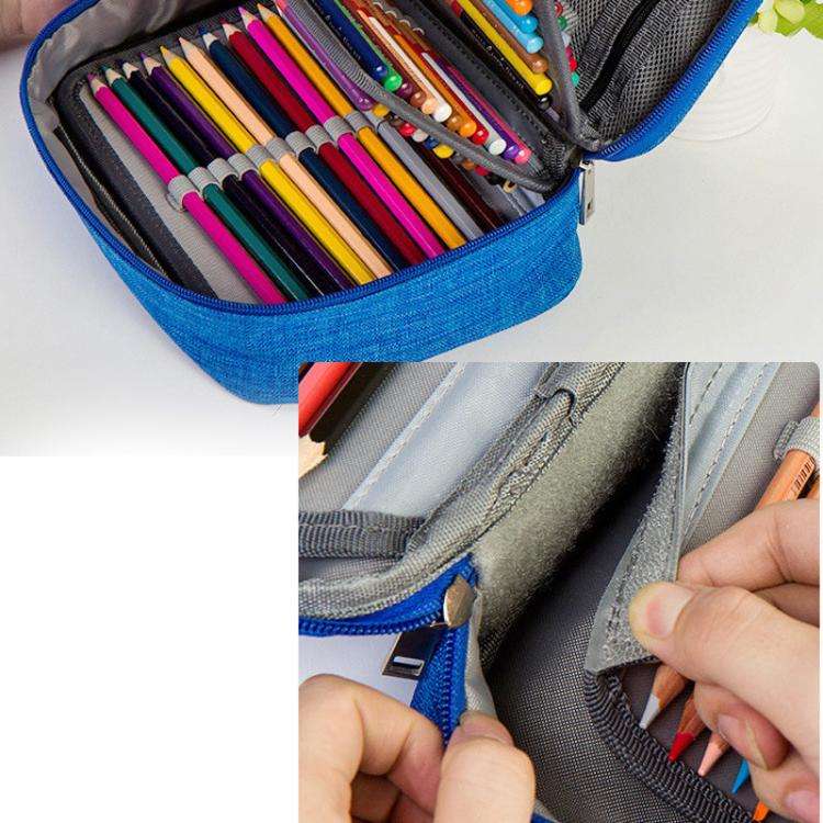 72-Slot Art Pencil Case Organizer Durable & Portable Colored Pencils Holder Artist Supplies Stora...