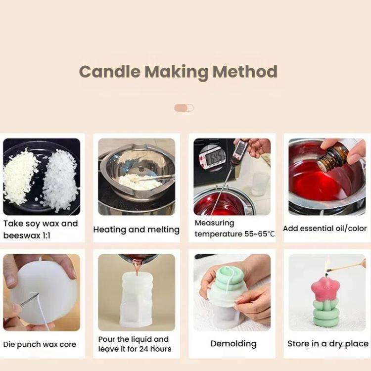 Spiral Wave Aromatherapy Candle Silicone Mold DIY Diffuser Stone Decorative Ornament Mold, Style:...
