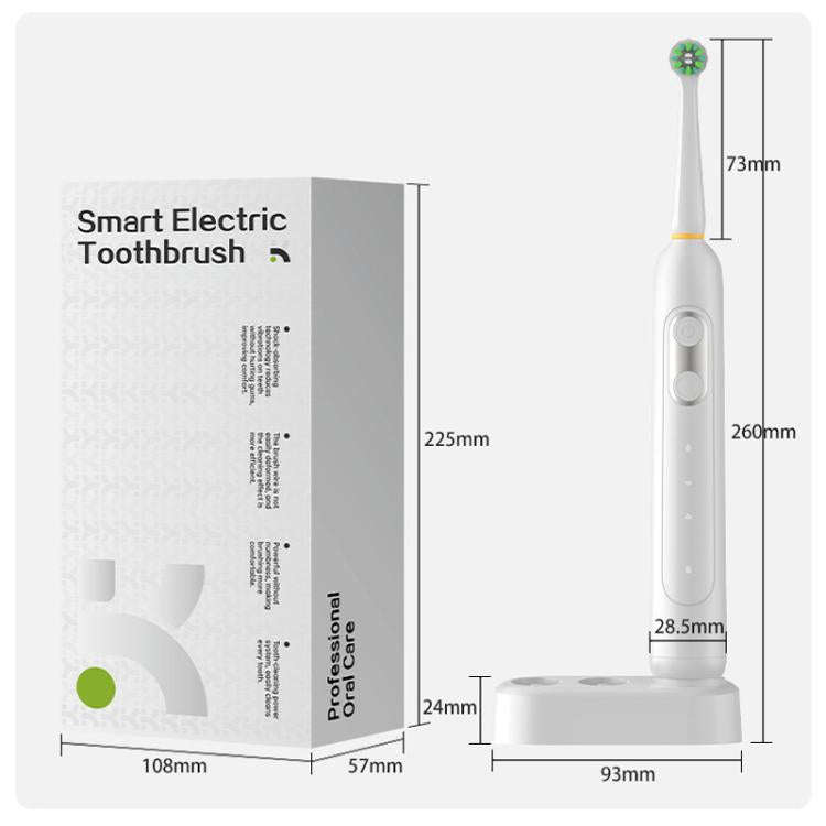 Rechargeable Electric Toothbrush for Adults 4200 RPM Rotating Brush IPX8 Waterproof Inductive Cha...