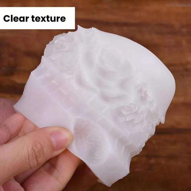 Flower Digital Aromatherapy Candle Silicone Mold DIY Diffuser Ornament Three-dimensional Digital ...