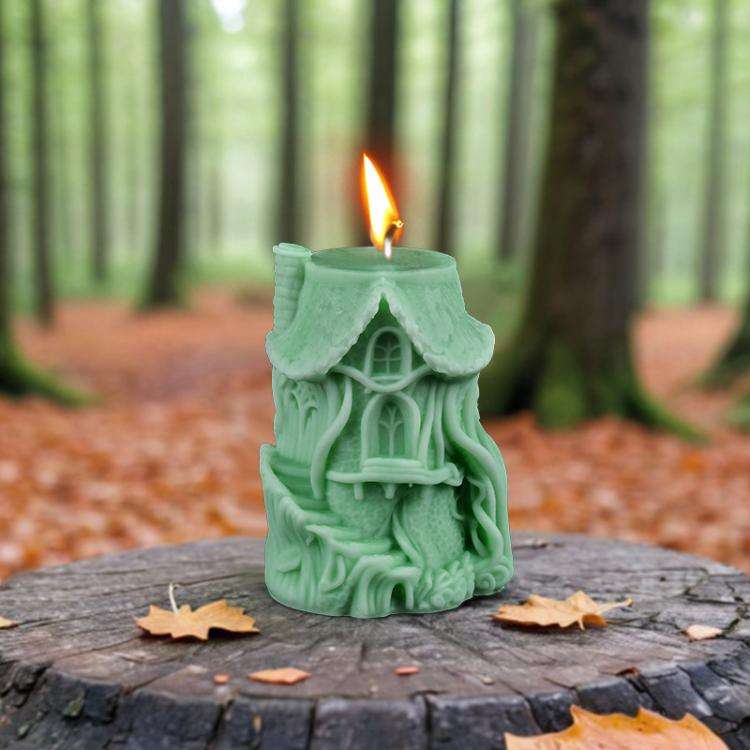 Castle Scented Candle Silicone Mold, Spec: C ZL-954