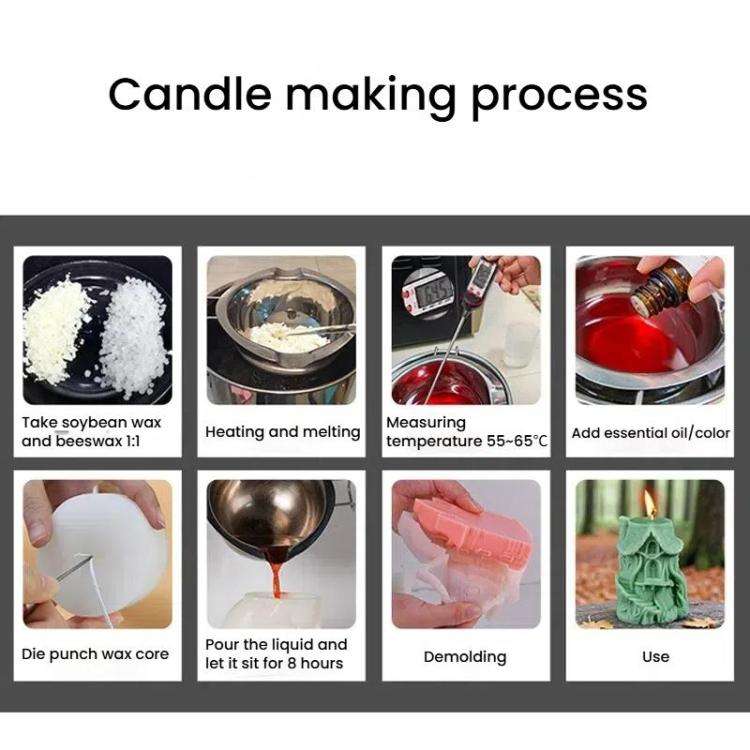 Castle Scented Candle Silicone Mold, Spec: A ZL-952
