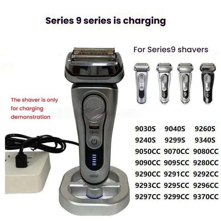 FLX-5210 Charging Base For Braun Series 1/3/5/6/7/8/9 Replacement Charger(Black)