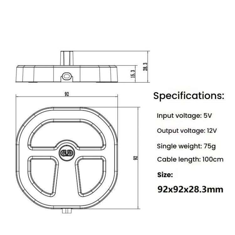 FLX-5210 Charging Base For Braun Series 1/3/5/6/7/8/9 Replacement Charger(Black)