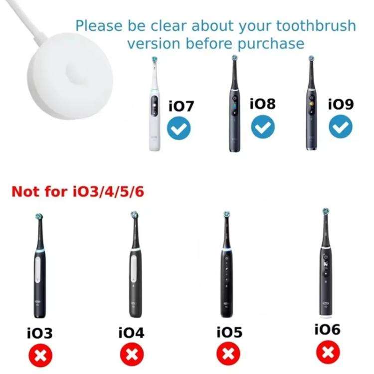 3768 Toothbrush Charger Power Adapter For Oral B IO Series 9/8/7 IO7 IO8 IO9, EU Plug