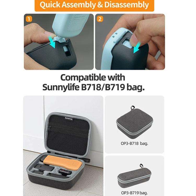 For DJI Osmo Pocket 3 Sunnylife OP3-K990 Protective Cover Body Filter Storage Top Cover Protectiv...