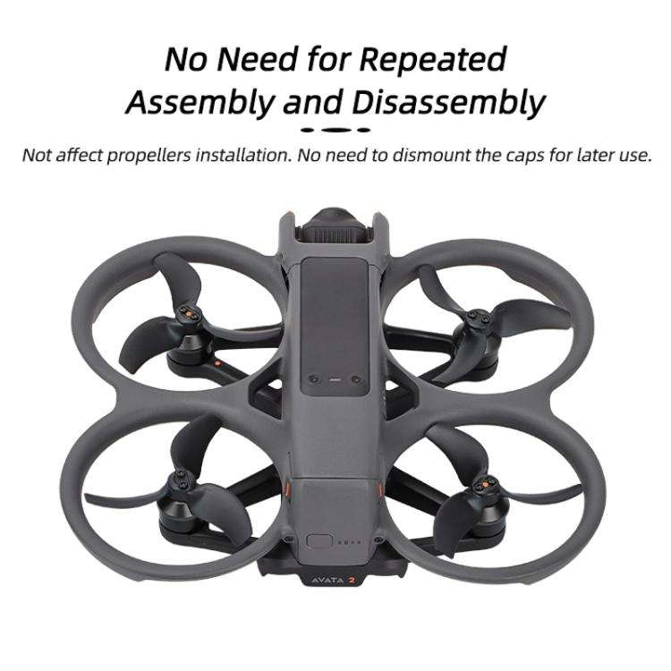 For DJI Avata 2 Sunnylife AT2-MD787 Motor Anti-dust Cover Aluminum Alloy Motor Protection Cover(Red)