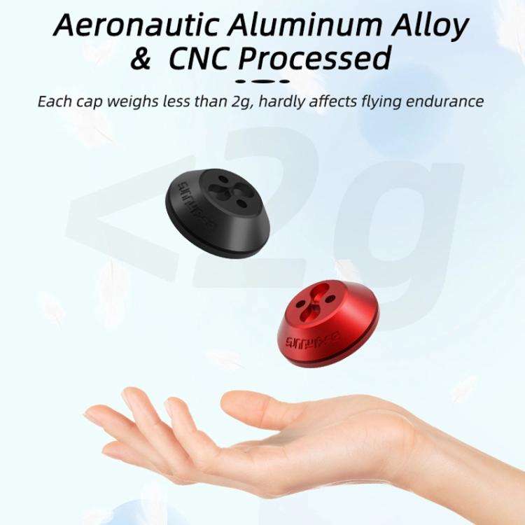 For DJI Avata 2 Sunnylife AT2-MD787 Motor Anti-dust Cover Aluminum Alloy Motor Protection Cover(Red)