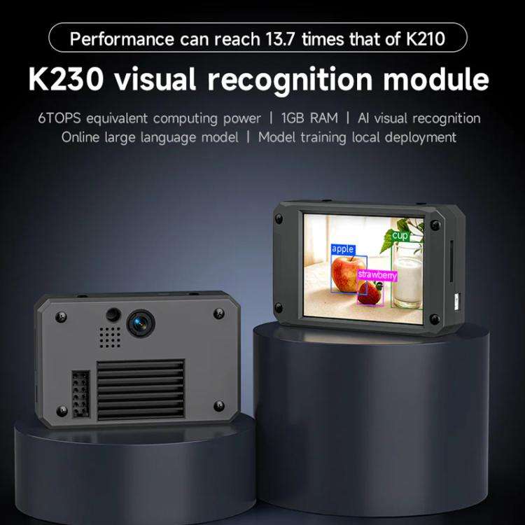 Yahboom K230 Vision Module With 2.4-Inch HD Touch Screen 32G TF Card With Heightened Angle Adjust...