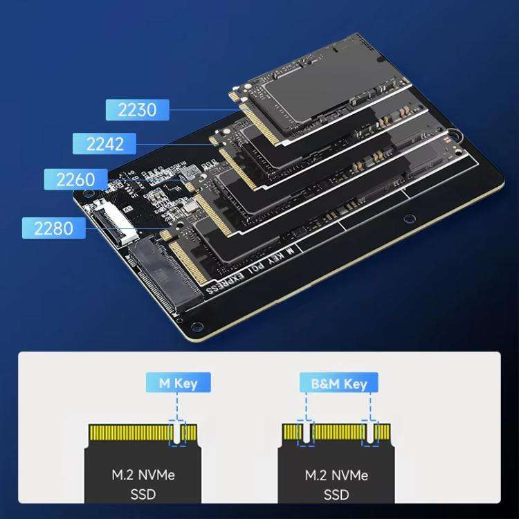 Yahboom PCIe To M.2 Adapter Expansion Board For Raspberry Pi 5 NVMe Expansion Board, Spec: Separa...