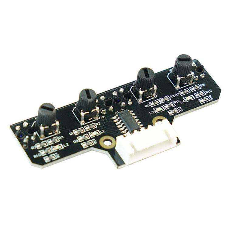 Yahboom 4 Channel Infrared Tracking Sensor Module For Smart Car Robot, Spec: Module