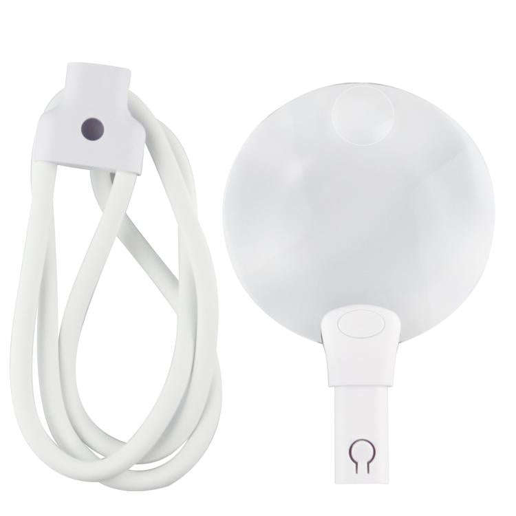 5/10X Desktop Neck-Hanging Dual-Use Reading Magnifier HD Foldable Magnifier For Elderly People Re...