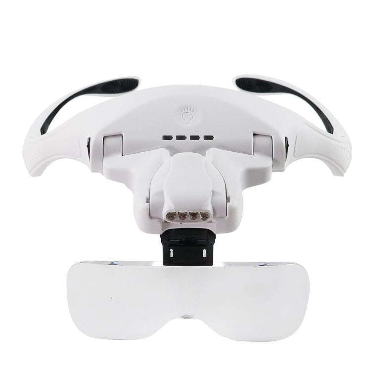 9892TSC1 USB Charging LED Light Touch Switch Mechanical Repair Head Mounted Magnifier