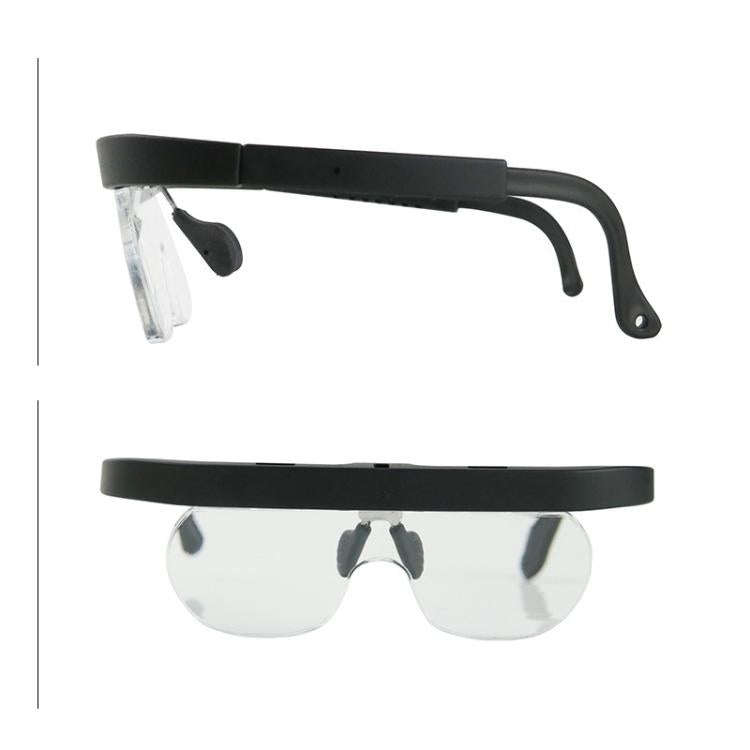 11537A 1.5/2.5/3.5X Eyeglass-style Magnifying Glass Head-mounted Magnifying Glass for Carving Rep...